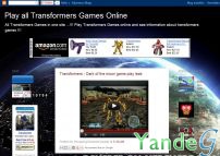 Cайт - Transformers Games (gamestransformers.blogspot.com)